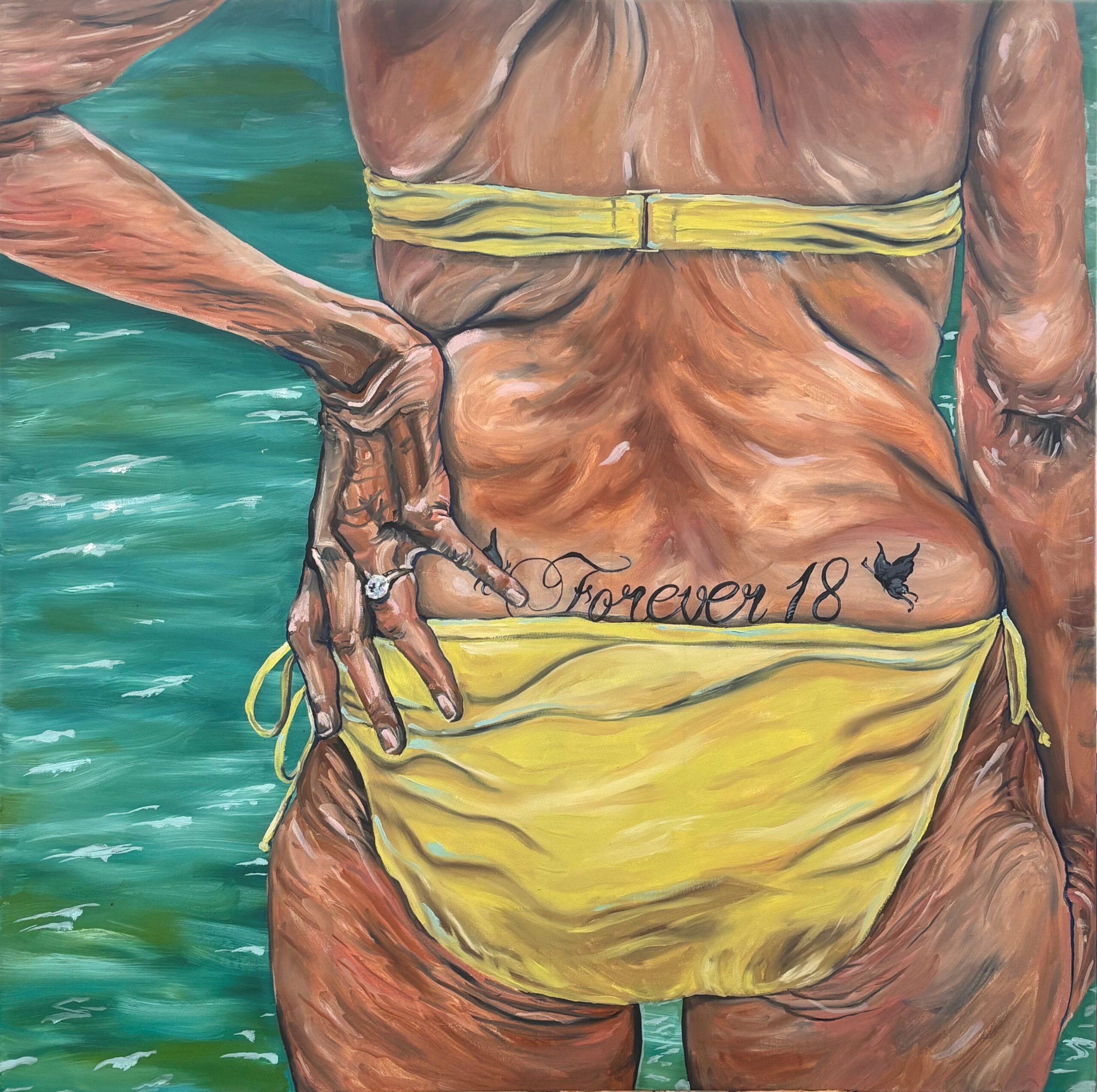 Gemälde Forever 18 von Saskia Thurner
